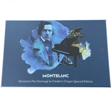 Montblanc Donation Pen Set Frederic Chopin Ballpoint Pen + Notebook 127642