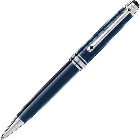 Montblanc ballpoint pen Meisterstück Classique Around the world in 80 days blue 126347