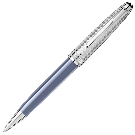 Montblanc penna a sfera Meisterstück Glacier Doué blu 129405
