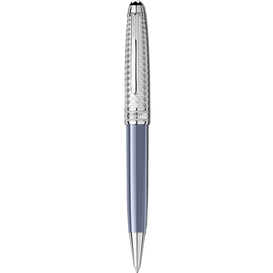 Montblanc penna a sfera Meisterstück Glacier Doué blu 129405