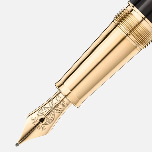 Montblanc penna stilografica Doué Classique Meisterstück Around the World in 80 Days punta M 128471