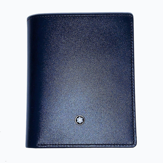 Montblanc Meisterstück Business Card Holder with Banknote Compartment Navy Blue 126226