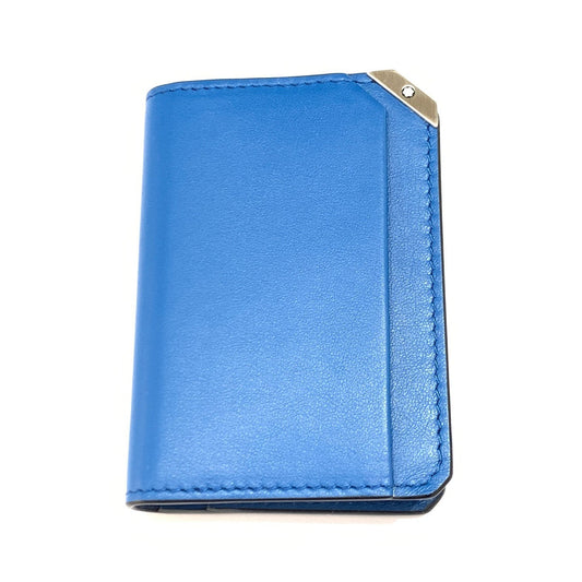 Montblanc porta biglietti da visita Meisterstück Urban blu cobalto 124100