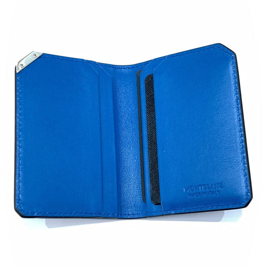 Montblanc porta biglietti da visita Meisterstück Urban blu cobalto 124100