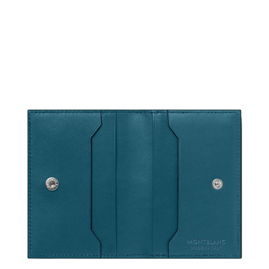 Montblanc porta carte 4 scomparti Meisterstück Selection Soft ottanio 131258