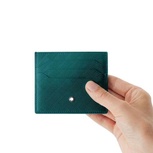 Montblanc porta carte 6 scomparti Extreme 3.0 Fern Blue 131772