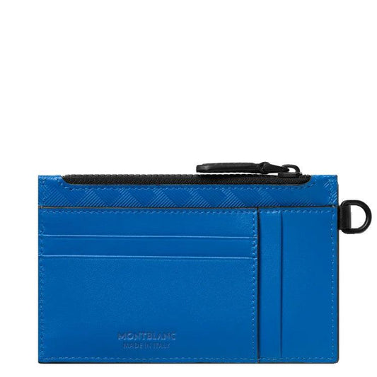 Montblanc porta carte a 8 scomparti tasca con cerniera Extreme 3.0 Atlantic Blue 130240