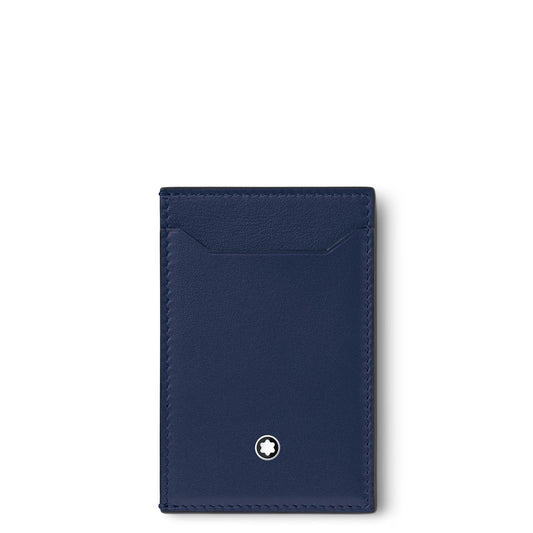 Montblanc porta carte di credito 3CC Ink Blue 131697