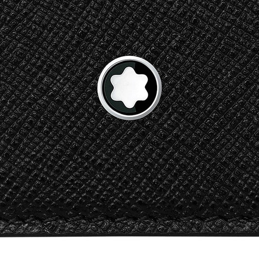 Montblanc porta carte di credito tascabile 3 scomparti Montblanc Sartorial nero 128582