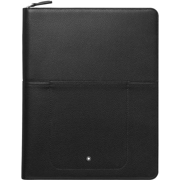 Montblanc portablocco con tasche Meisterstück Soft Grain nero 126232