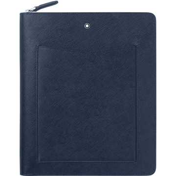 Montblanc portablocco grande con cerniera Montblanc Sartorial blu 128663