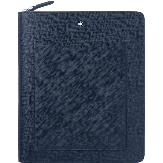 Montblanc portablocco grande con cerniera Montblanc Sartorial blu 128663