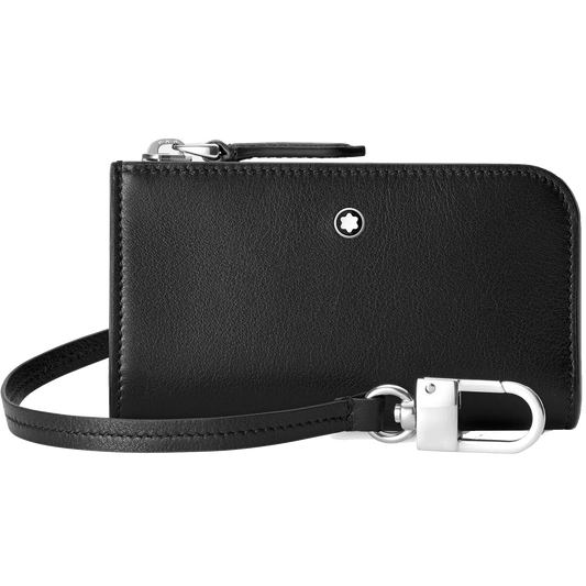 Montblanc portachiavi 2 aperture Meisterstück Selection Soft nero 129700