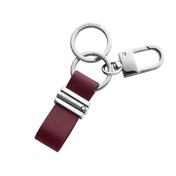 Montblanc portachiavi con anelli e gancio Meisterstück bordeaux 118323