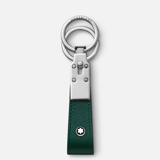 Montblanc portachiavi con passante Montblanc Sartorial verde inglese smeraldo 130824