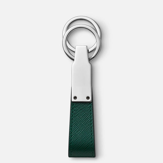 Montblanc portachiavi con passante Montblanc Sartorial verde inglese smeraldo 130824