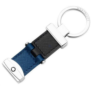 Montblanc Key Ring with Pin System Black/Indigo Blue 118696