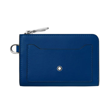 Montblanc Portachiavi Meisterstück blu con 4 scomparti 129690