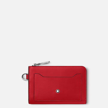 Montblanc portachiavi Meisterstück con 4 scomparti rosso/nero 129691