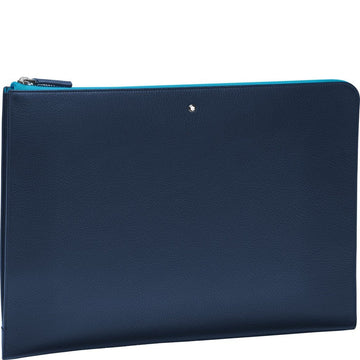 Montblanc portadocumenti Meisterstück Soft Grain My Office blu cobalto 124116