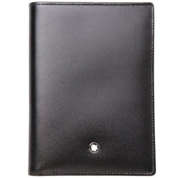 Montblanc portafoglio 11 scomparti con porta documento di identità Meisterstück nero 35799