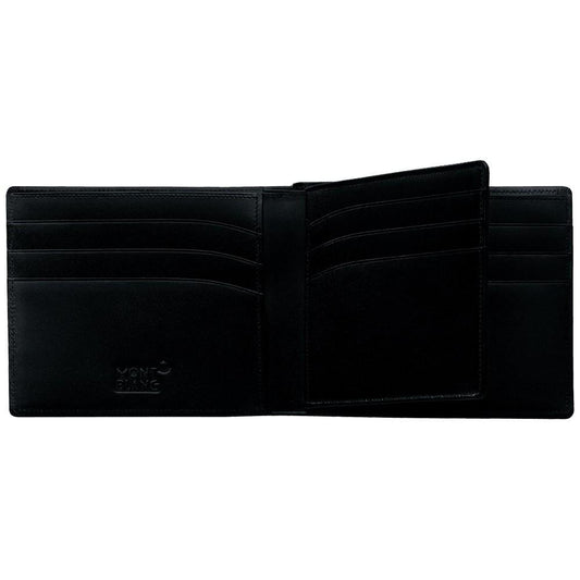 Montblanc portafoglio 12 scomparti Meisterstück nero 103384