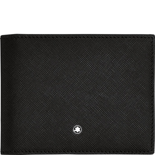 Montblanc portafoglio 4 scomparti con fermasoldi Sartorial nero 113221