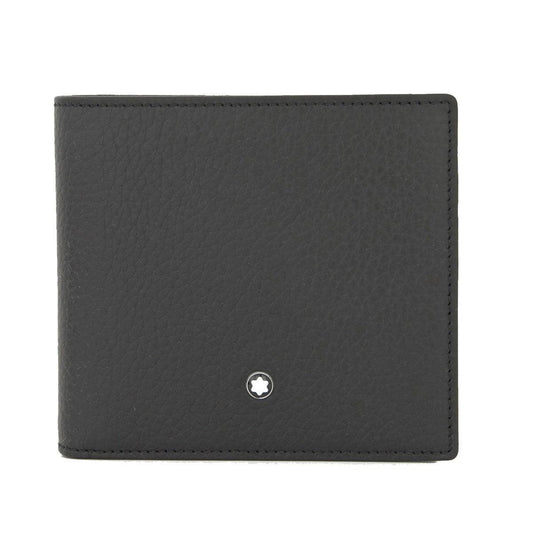 Montblanc Meisterstück Soft Grain Wallet 4cc with Coin Case Black 126253