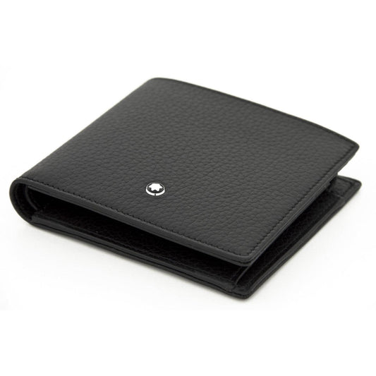 Montblanc Meisterstück Soft Grain Wallet 4cc with Coin Case Black 126253