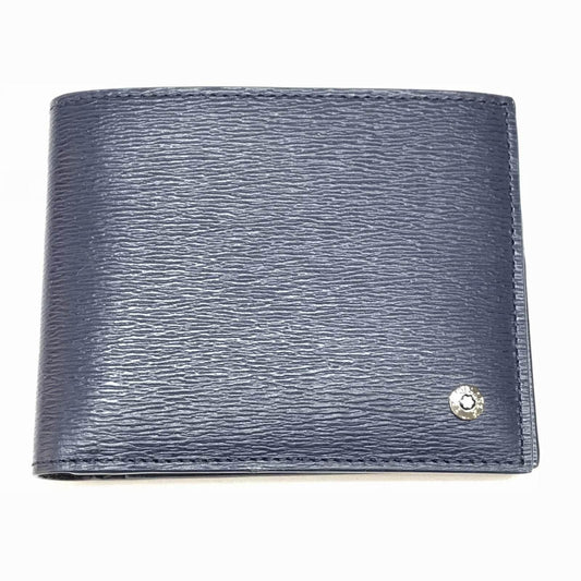 Montblanc portafoglio 6 scomparti 4810 Westside blu 118653