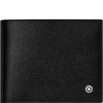 Montblanc portafoglio 6 scomparti con fermasoldi 4810 Westside piccolo nero 114687