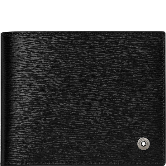 Montblanc portafoglio 6 scomparti con fermasoldi 4810 Westside piccolo nero 114687