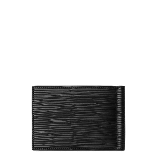 Montblanc portafoglio 6 Scomparti Meisterstück 4810 con fermasoldi  nero 130925