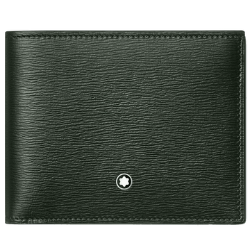 Montblanc portafoglio 6 scomparti Meisterstück 4810 Deep Forest verde 129243
