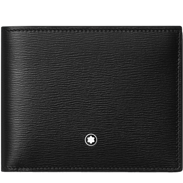 Montblanc portafoglio 6 scomparti Meisterstück 4810 nero 129242