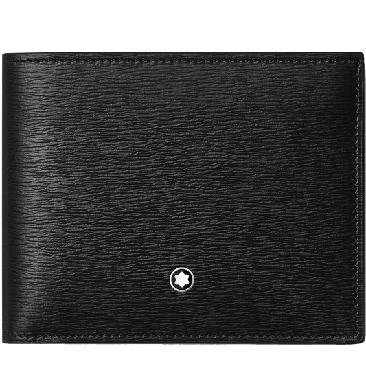 Montblanc portafoglio 6 scomparti Meisterstück 4810 nero 129242