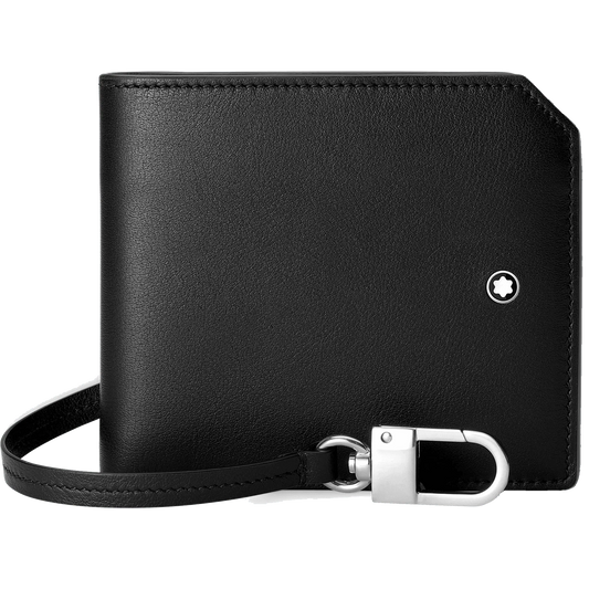 Montblanc portafoglio 6 scomparti Meisterstück Selection Soft nero 129699