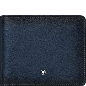 Montblanc Meisterstück Sfumato 6cc Wallet Navy Blue 123719