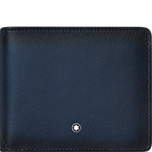Montblanc Meisterstück Sfumato 6cc Wallet Navy Blue 123719