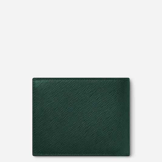 Montblanc portafoglio 6 scomparti Montblanc Sartorial verde inglese smeraldo 130821