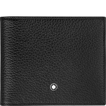 Montblanc portafoglio 8 scomparti Meisterstück Soft Grain nero 114464