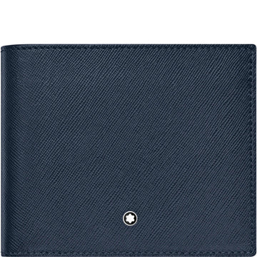 Montblanc portafoglio 8 scomparti Montblanc Sartorial blu 128587