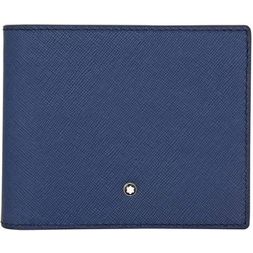 Montblanc portafoglio 8 scomparti Sartorial blu indaco 113213