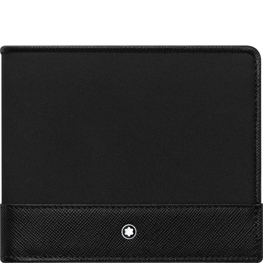 Montblanc portafoglio 8 scomparti Sartorial Jet nero 118393