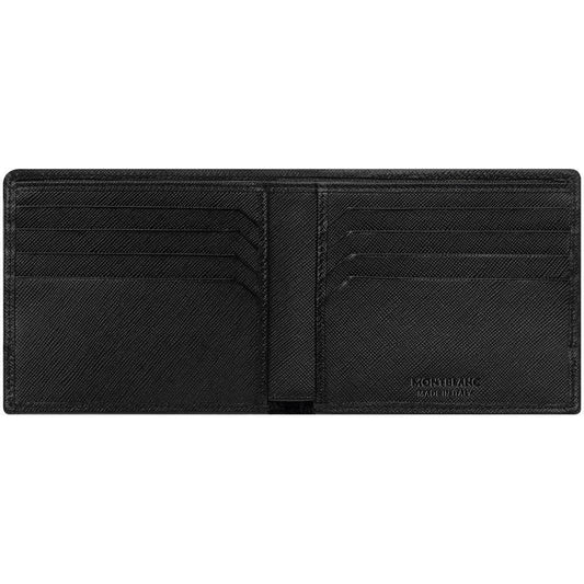 Montblanc portafoglio 8 scomparti Sartorial Jet nero 118393