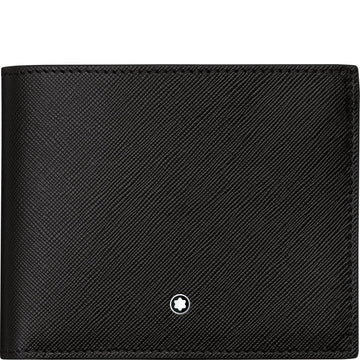Montblanc Sartorial Wallet 9cc with Transparent Pocket Black 113210