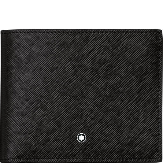 Montblanc Sartorial Wallet 9cc with Transparent Pocket Black 113210