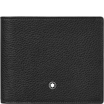 Montblanc portafoglio a 8 scomparti Meisterstück Soft Grain nero 126251
