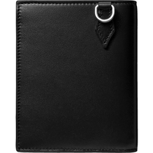 Montblanc portafoglio compatto 6 scomparti Meisterstück nero 129677