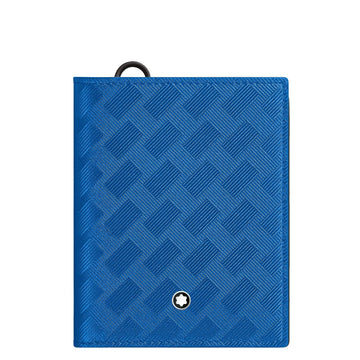 Montblanc portafoglio compatto 6 scomparti Montblanc Extreme 3.0 Atlantic Blue 130233